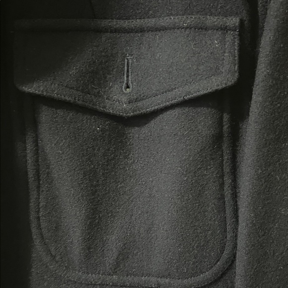 Armani Jeans Dark Blue Utility Jacket with Metallic Accents - Picture 7 of 14